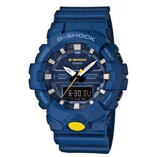 Image of blå resin med stål G-Shock (5535) multifunktions quartz Herre ur fra Casio